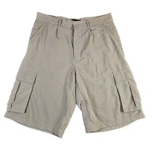 BARCODE Cargo Shorts Mens 36 Khaki Utility Pockets Lightweight Casual Wear